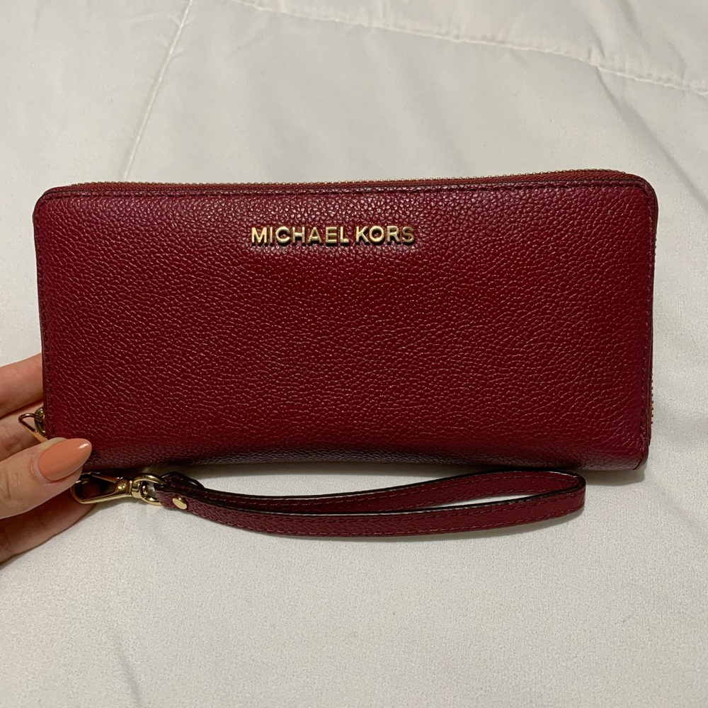 Michael Kors burgundy wallet